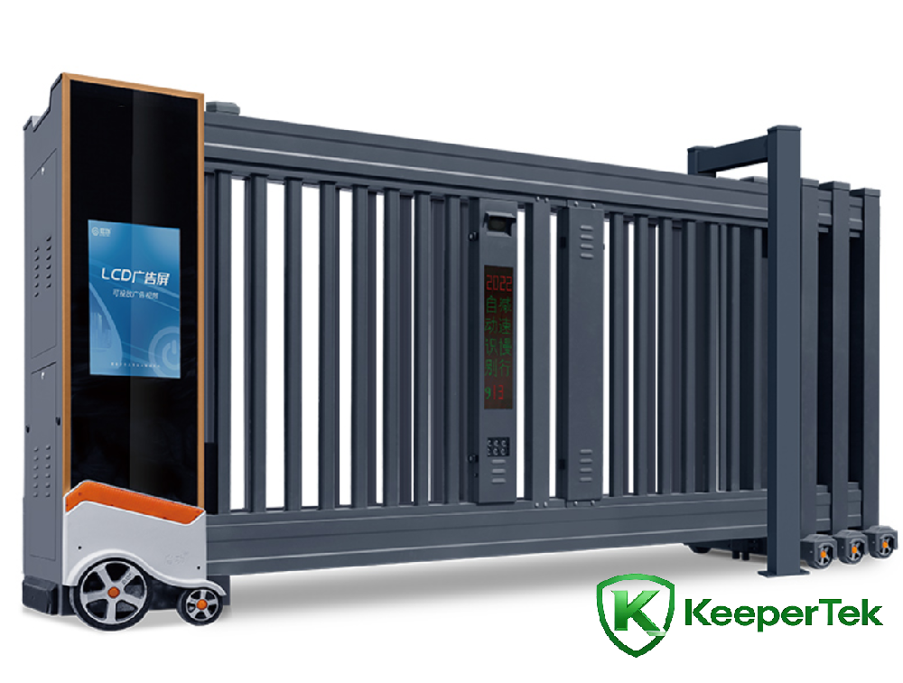דלת הזזה עם זיהוי לוחית רישוי KT-QG26