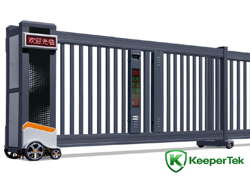 דלת הזזה עם זיהוי לוחית רישוי KT-QG27